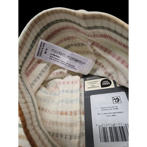 NWT Modern Moments by Gerber Baby Striped Leggings Size 0-3 Months - Picture 3 of 4